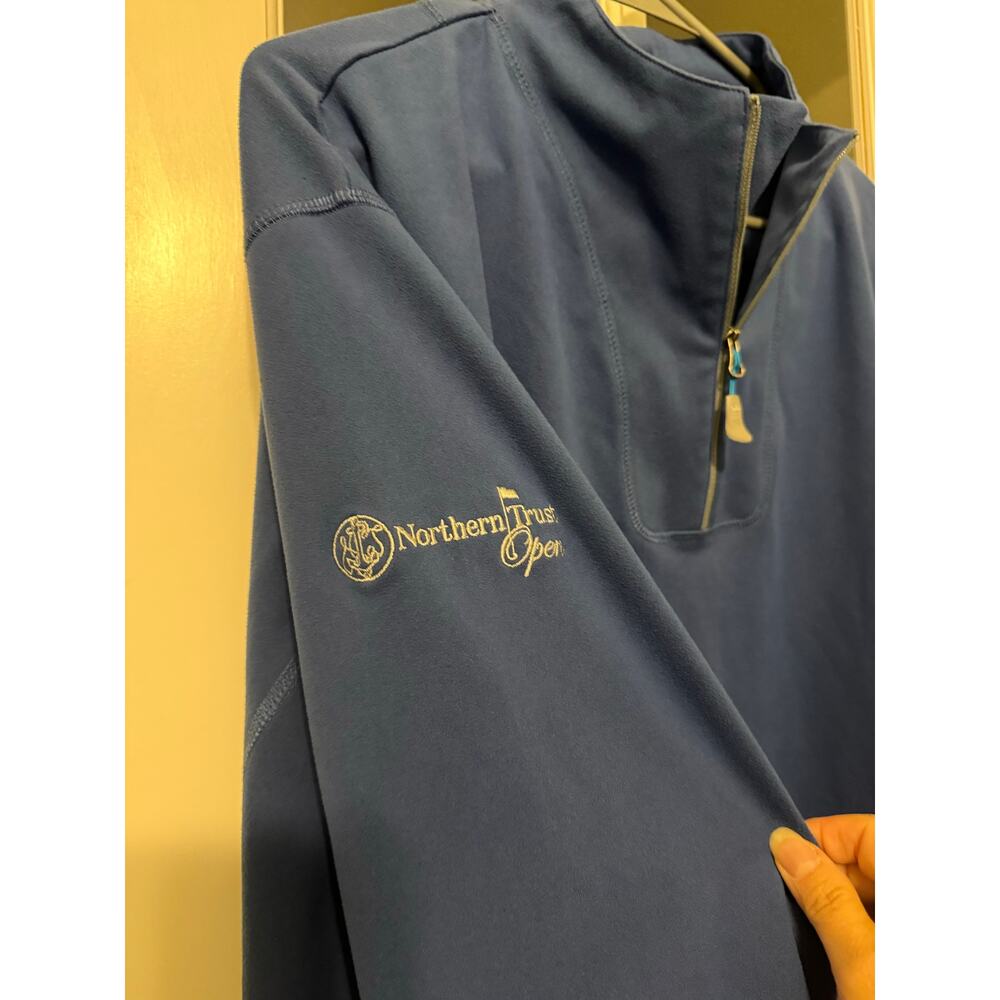 Peter Millar Element 1/4 Zip Pullover Xl Blue Nor… - image 5